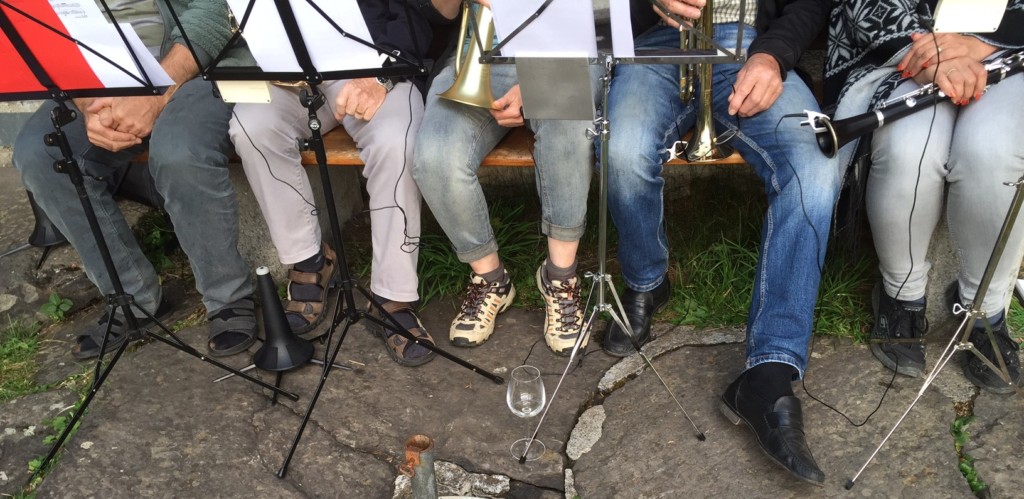 Zufriedene Gesichter, es passt.